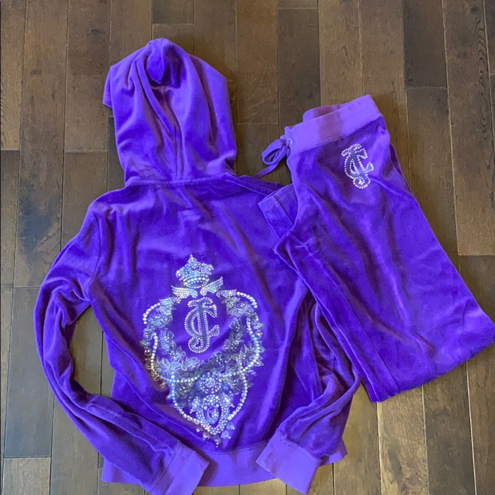 Juicy Couture velour track suit